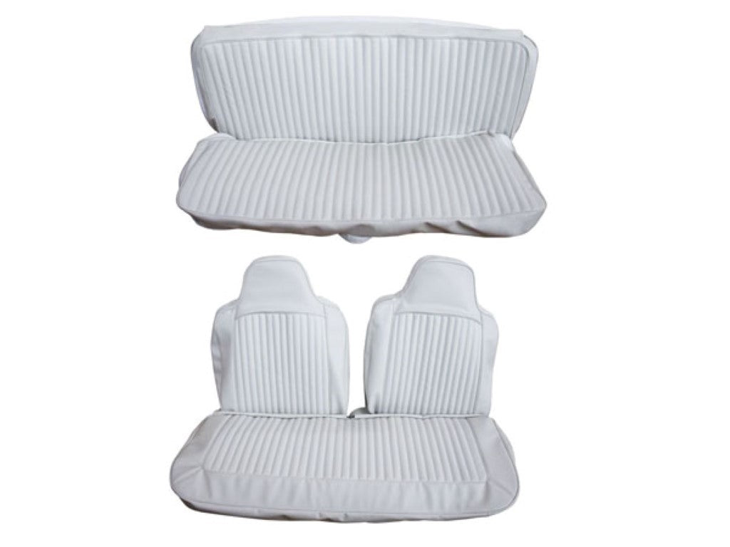 6605-BEN-C 1972 Duster Demon Front Split Bench Rear Bench Seat Cover Set