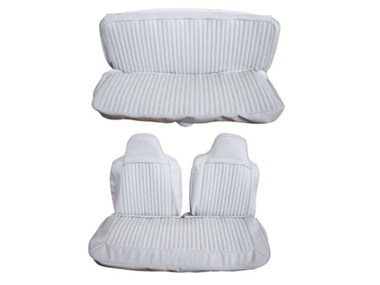 6605-BEN-C 1972 Duster Demon Front Split Bench Rear Bench Seat Cover Set