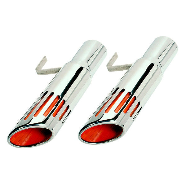 1971-74 B-body 2-1/2inch Long Style Slotted Exhaust Tips