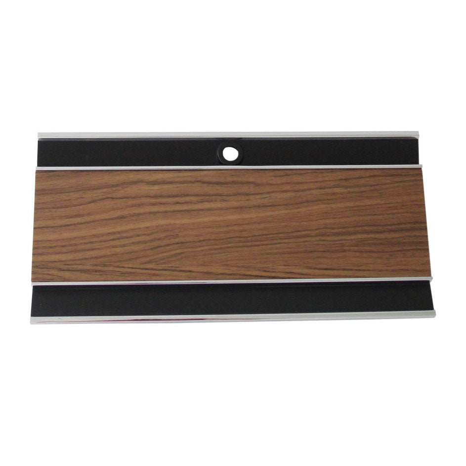 1969-70 B-body Diecast Woodgrain Console Glove Box Door