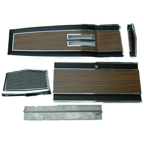 1969-70 B-body Woodgrain Automatic Console Plate Kit