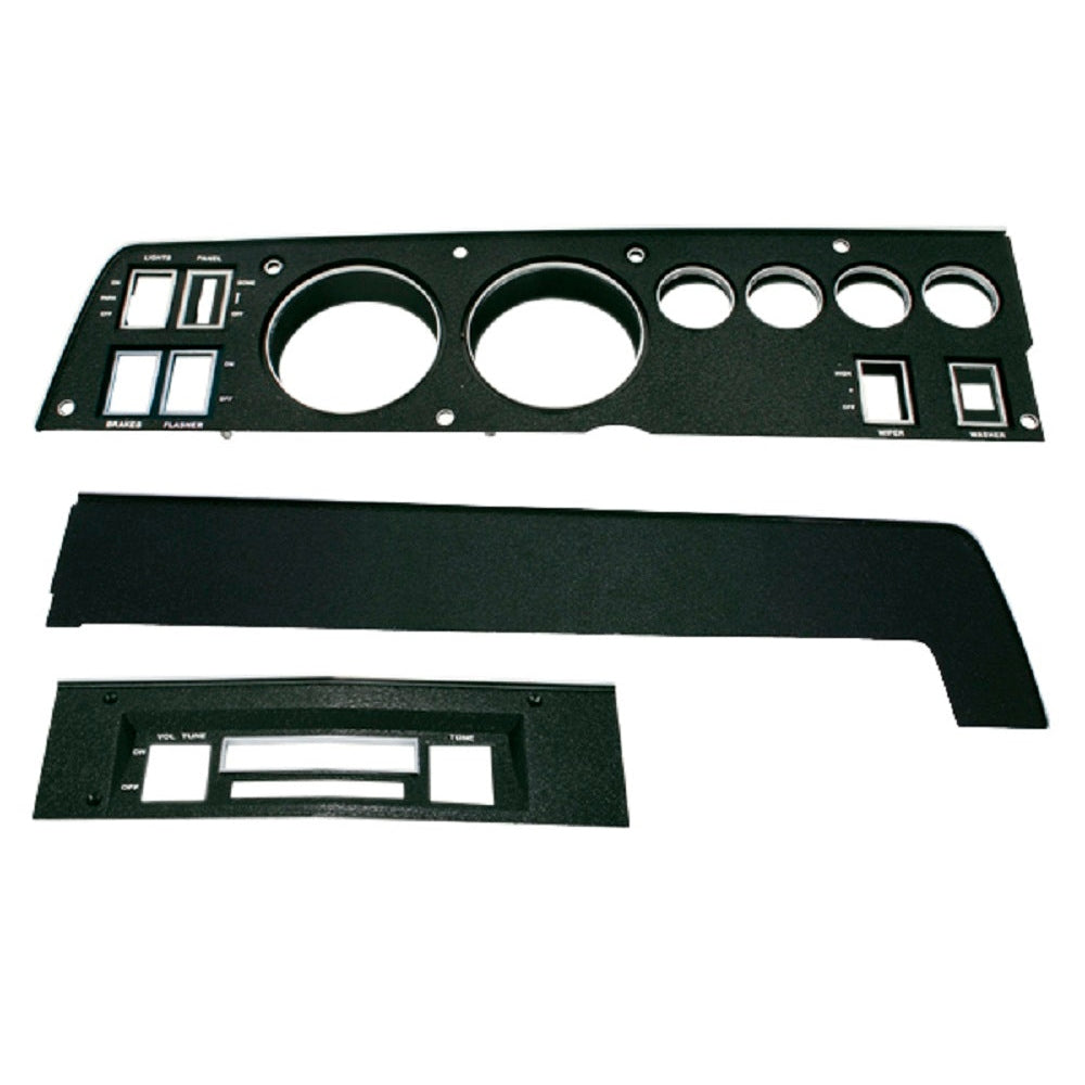 1969 B-body Rallye Dash Bezel Kit AM/FM - with AC