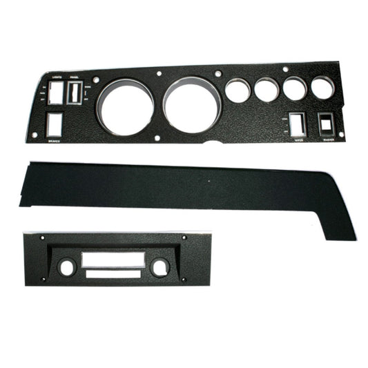 1970 B-body Rallye Dash Bezel Kit AM/FM - with AC