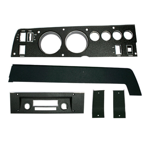 1970 B-body Rallye Dash Bezel Kit AM/FM - No AC