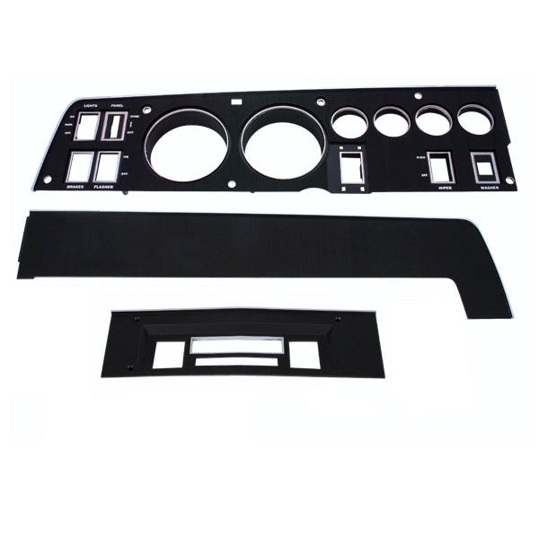 1968 Dodge Charger Rallye Dash Bezel Kit AM/FM - with AC