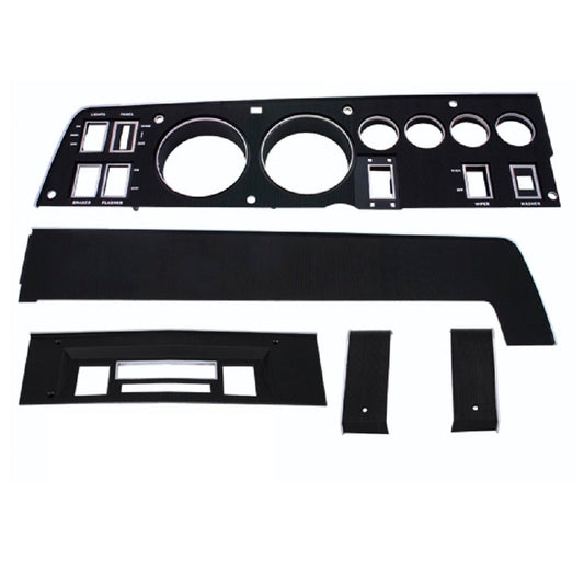 1968 Dodge Charger Rallye Dash Bezel Kit AM/FM - no AC