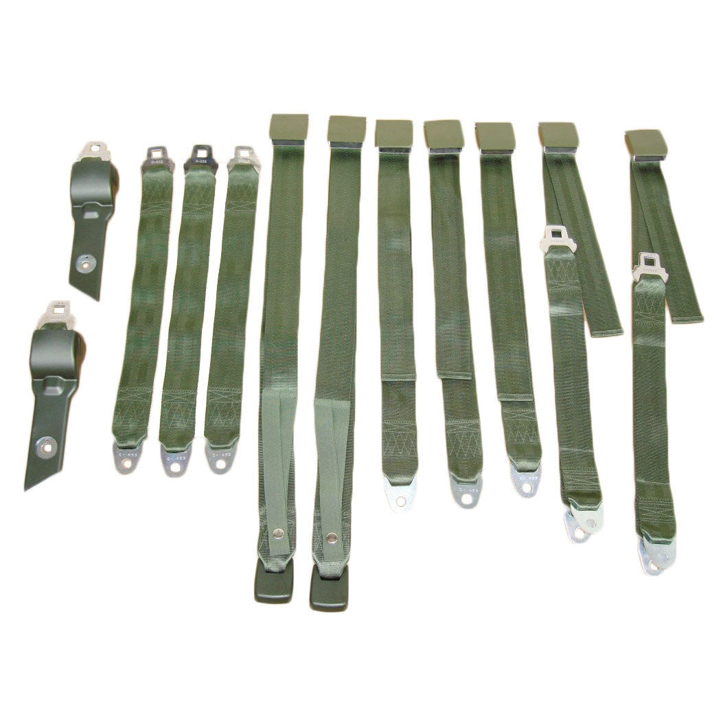 1968-69 B-body Bucket Seat Belt Set