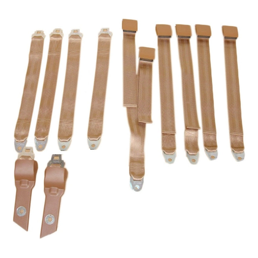 1970 B-body Convertible Bench Seat Belt Set