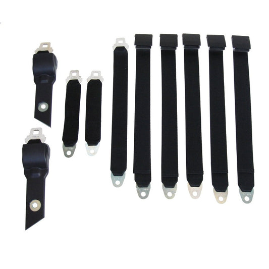 1970 B-body Convertible Bucket Seat Belt Set