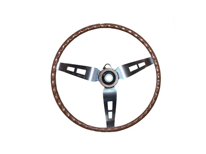 16" Rallye Woodgrain Steering Wheel - 1966-1969 A,B and C-body