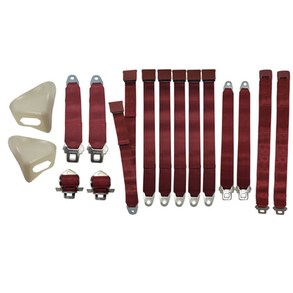 1970 E-body Bench Seat Belt Set