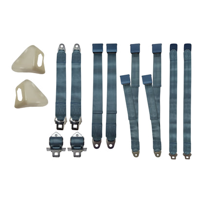 1970 E-body Bucket Seat Belt Set