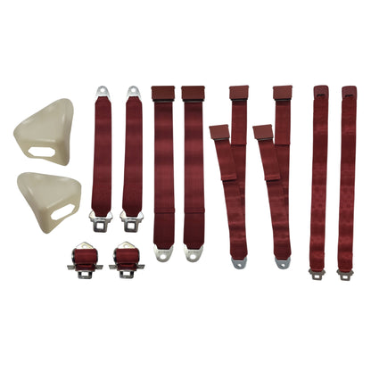 1970 E-body Bucket Seat Belt Set