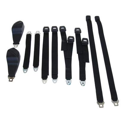 1971 B,E-body Bucket Seat Belt Set