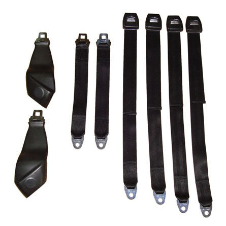 1971 B,E-body Convertible Bucket Seat Belt Set