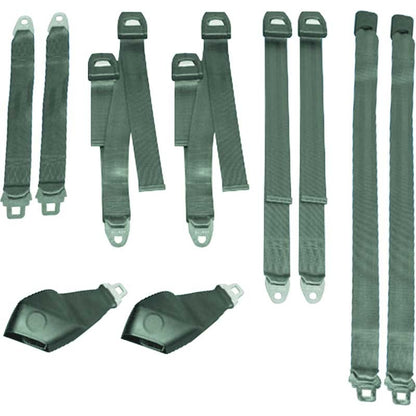 1971 B,E-body Bucket Seat Belt Set