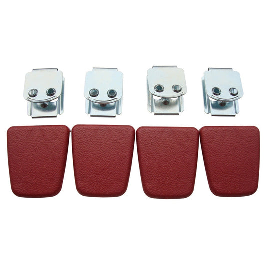 A,B,C,E-Body Shoulder Belt Clips Red