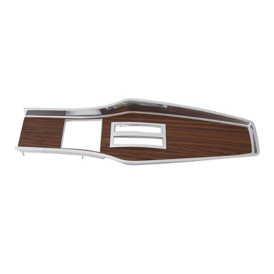 1969-71 A-body Diecast Woodgrain Console Top Plate