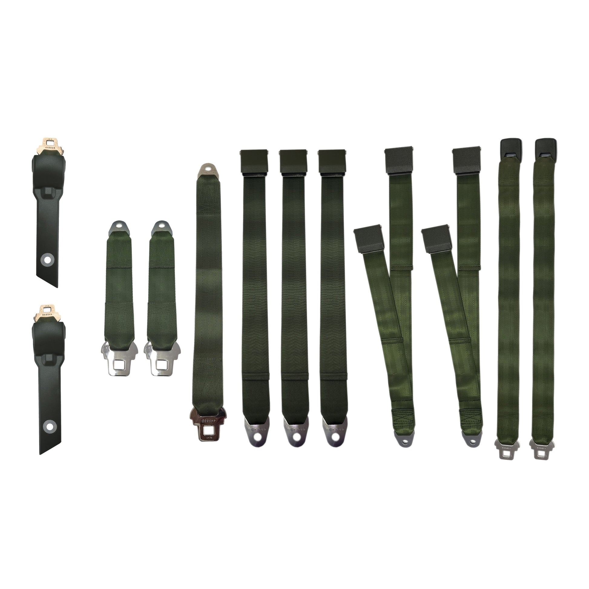 1970-71 A-body Bucket Seat Belt Set