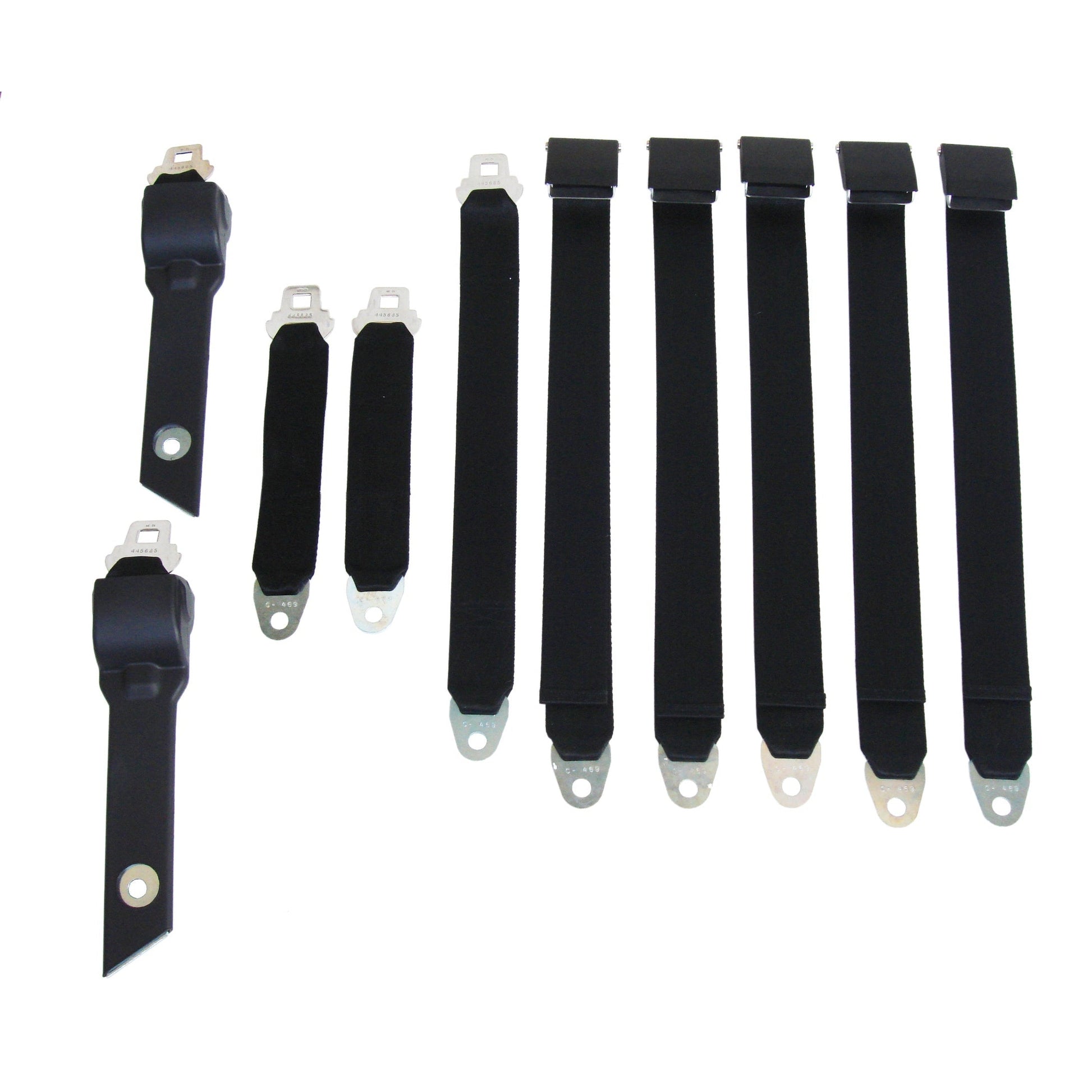 1970-71 A-body Convertible Bucket Seat Belt Set