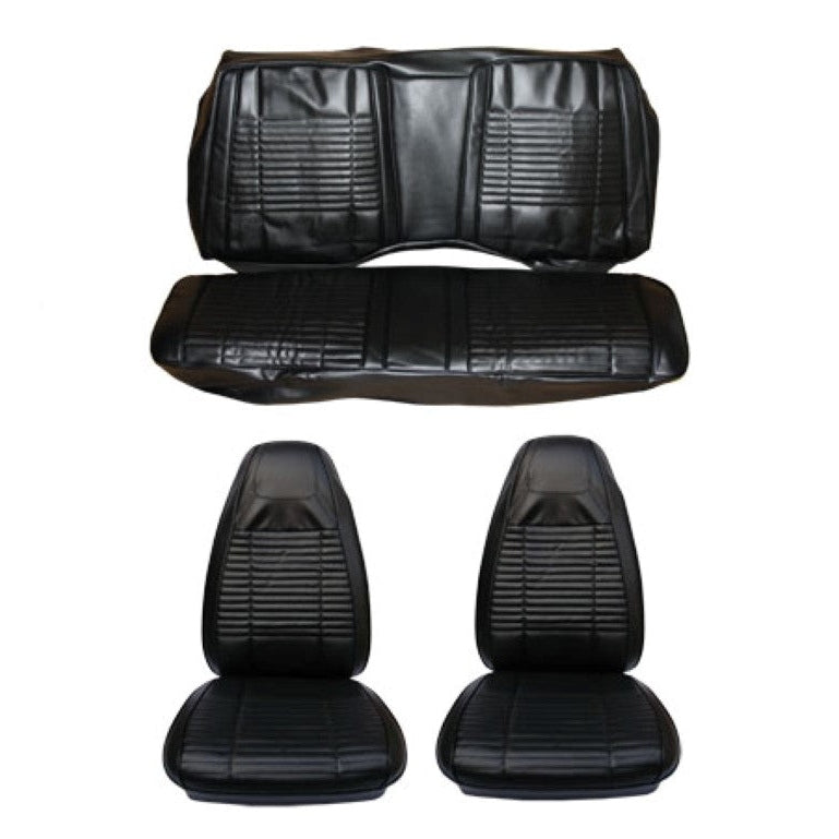 1970 Dodge Challenger Front Bucket and Rear Bench Seat Cover Set