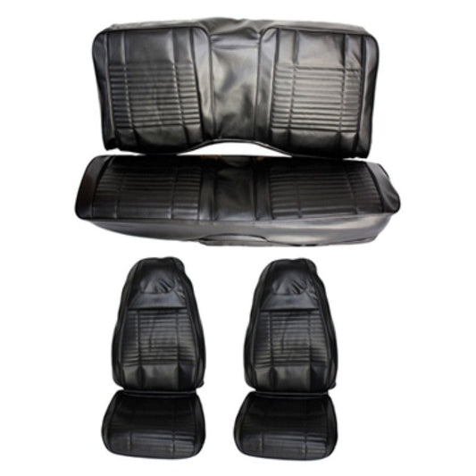 1970 Dodge Challenger Convertible Front Bucket and Rear Bench Seat Cover Set