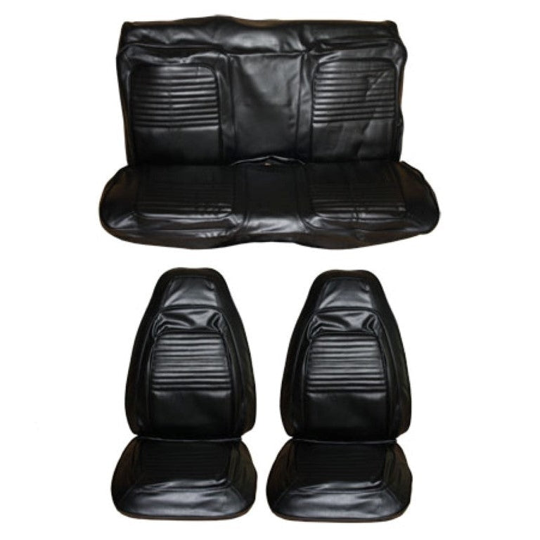 1970 Cuda Barracuda Front Bucket and Rear Bench Seat Cover Set