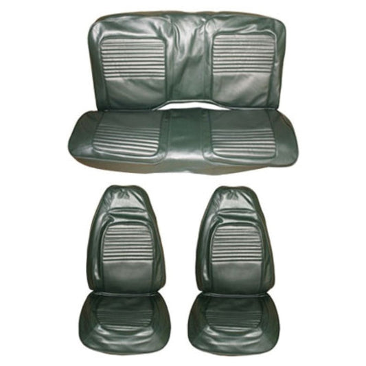 1970 Cuda Barracuda Convertible Front Bucket and Rear Bench Seat Cover Set