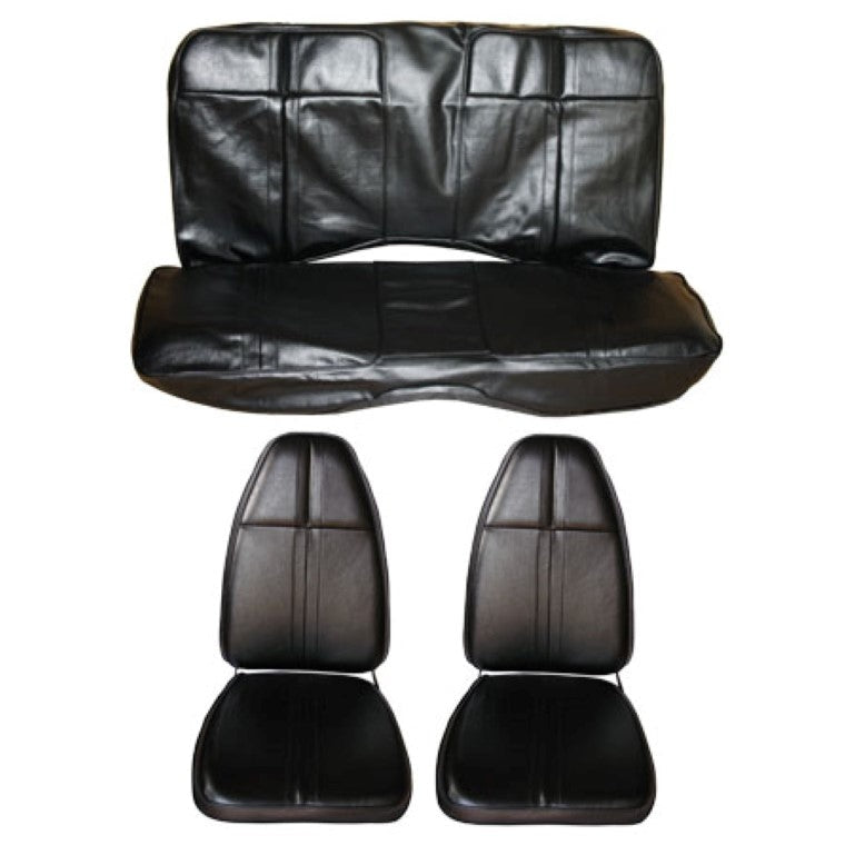 1971 Barracuda/Cuda Convertible Front Bucket Rear Bench Seat Cover Set