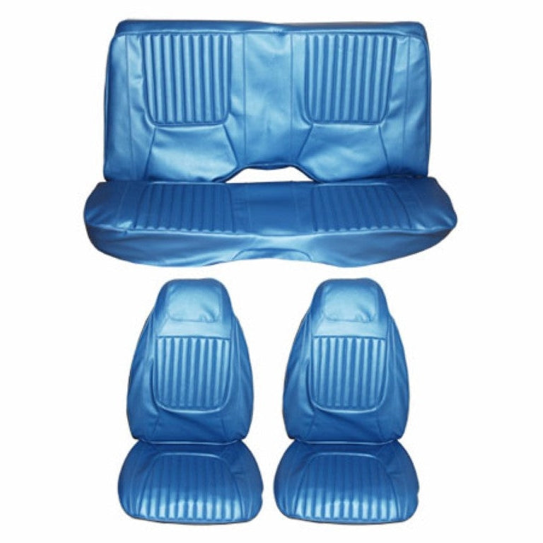 1971 Challenger Convertible Front Bucket and Rear Bench Seat Cover Set