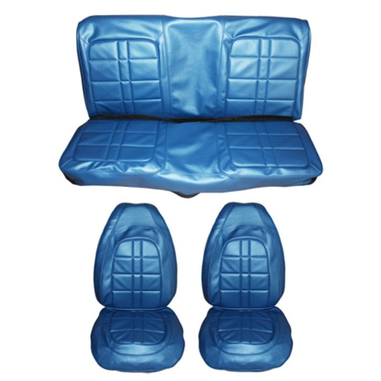 1971 Duster Demon Front Bucket Rear Bench Seat Cover Set