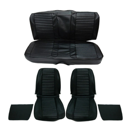 1969 Barracuda Notchback Standard Style Front Bucket Rear Bench Seat Cover Set