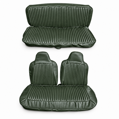 1972 Duster Demon Front Split Bench Rear Bench Seat Cover Set