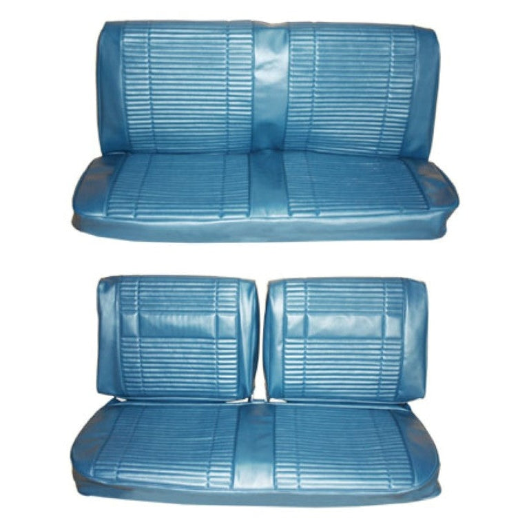 1969 Roadrunner GTX Satellite Décor Style Front Bench Rear Bench Seat Cover Set