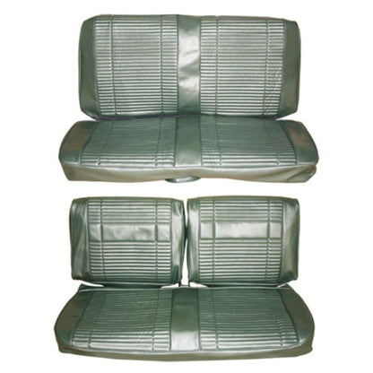 1969 Roadrunner GTX Satellite Décor Style Front Bench Rear Bench Seat Cover Set