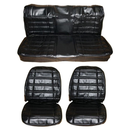 1969 Roadrunner GTX Satellite Front Bucket Rear Bench Seat Cover Set