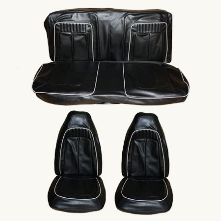 1970 Roadrunner GTX Satellite Front Bucket Rear Bench Seat Cover Set