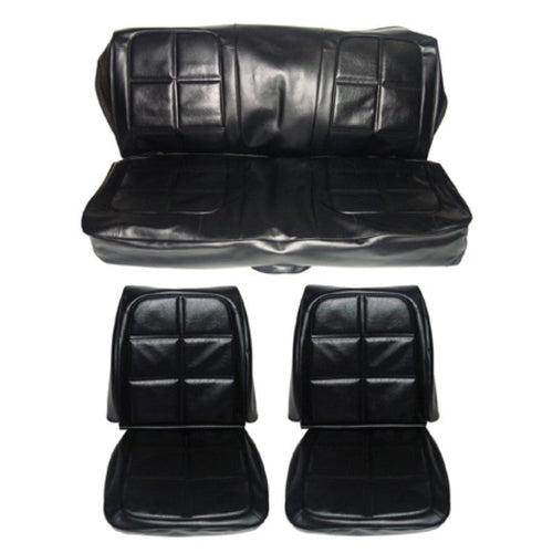 1969 Charger Front Bucket Rear Bench Seat Cover Set