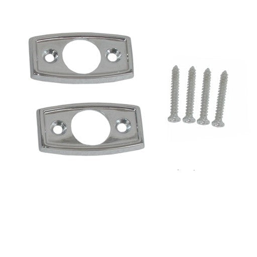 1966-67 A,B,C-body Bucket Seat Headrest Mounting Bezels