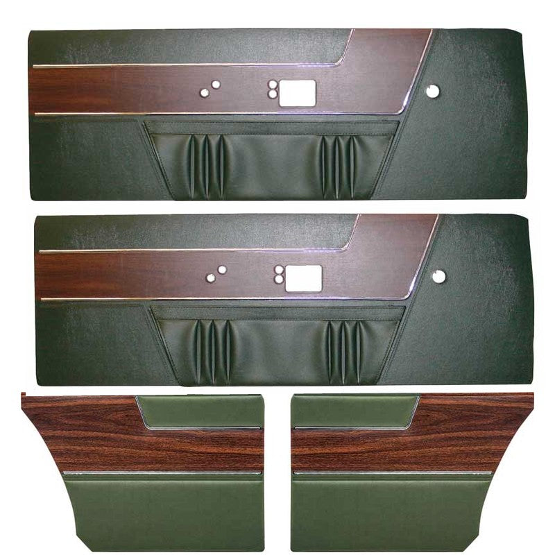 1969 Barracuda Notchback Deluxe Style Door Panel Set