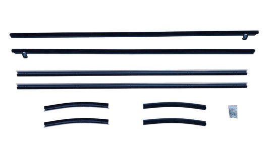 FM-69CWC Ford 1969-70 Mustang Window Belt Line Weatherstrip Set (8pc) - Coupe