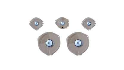 FM67-109C 1967-68 Ford Mustang Instrument Cluster Lenses Set of 5