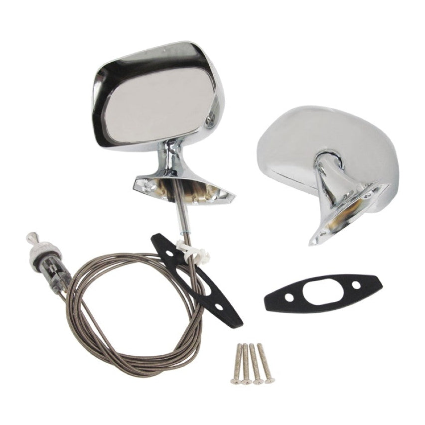 1970-74 AMC Chrome Rearview Mirror Kit