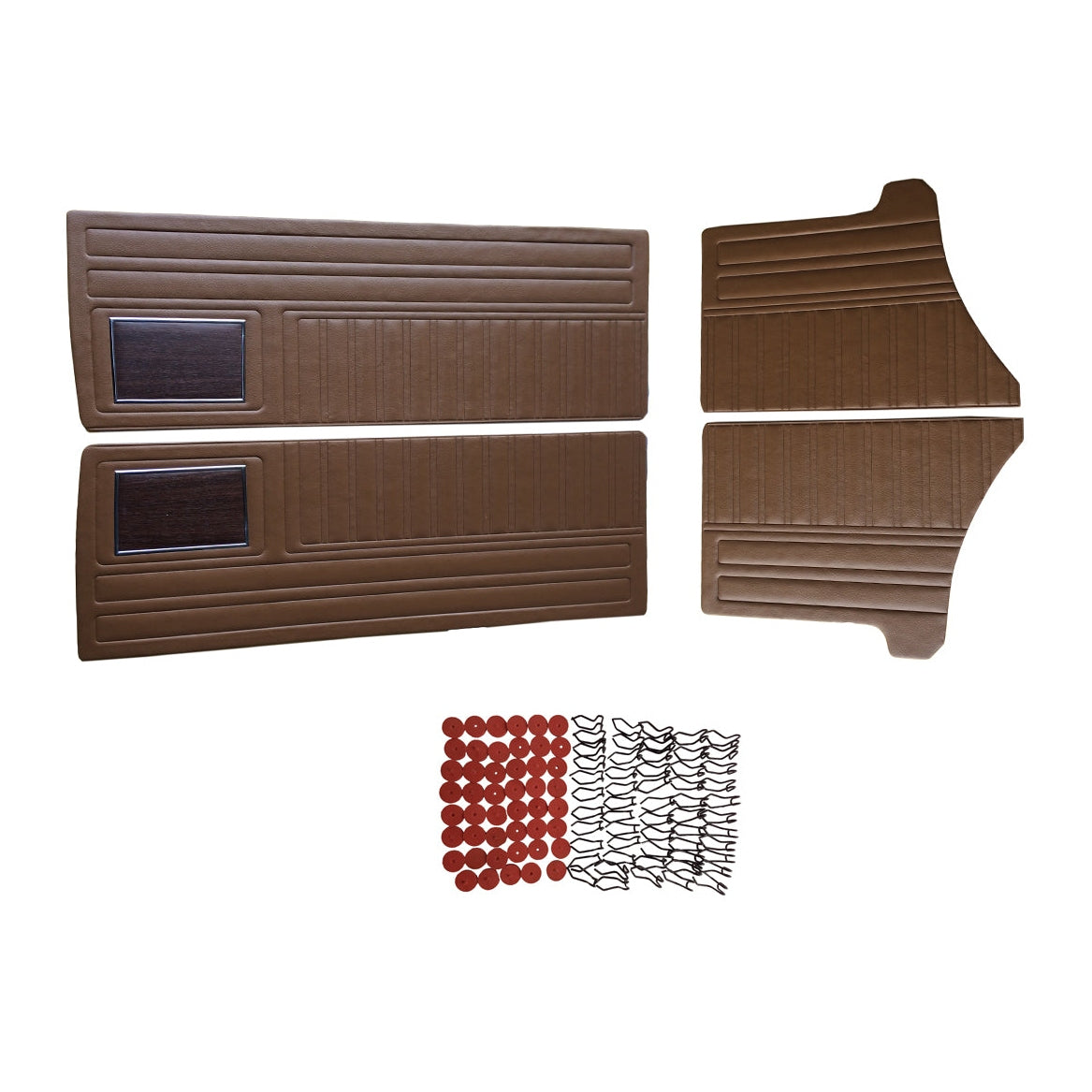 1970 Duster 340 Door Panel Set with Woodgrain